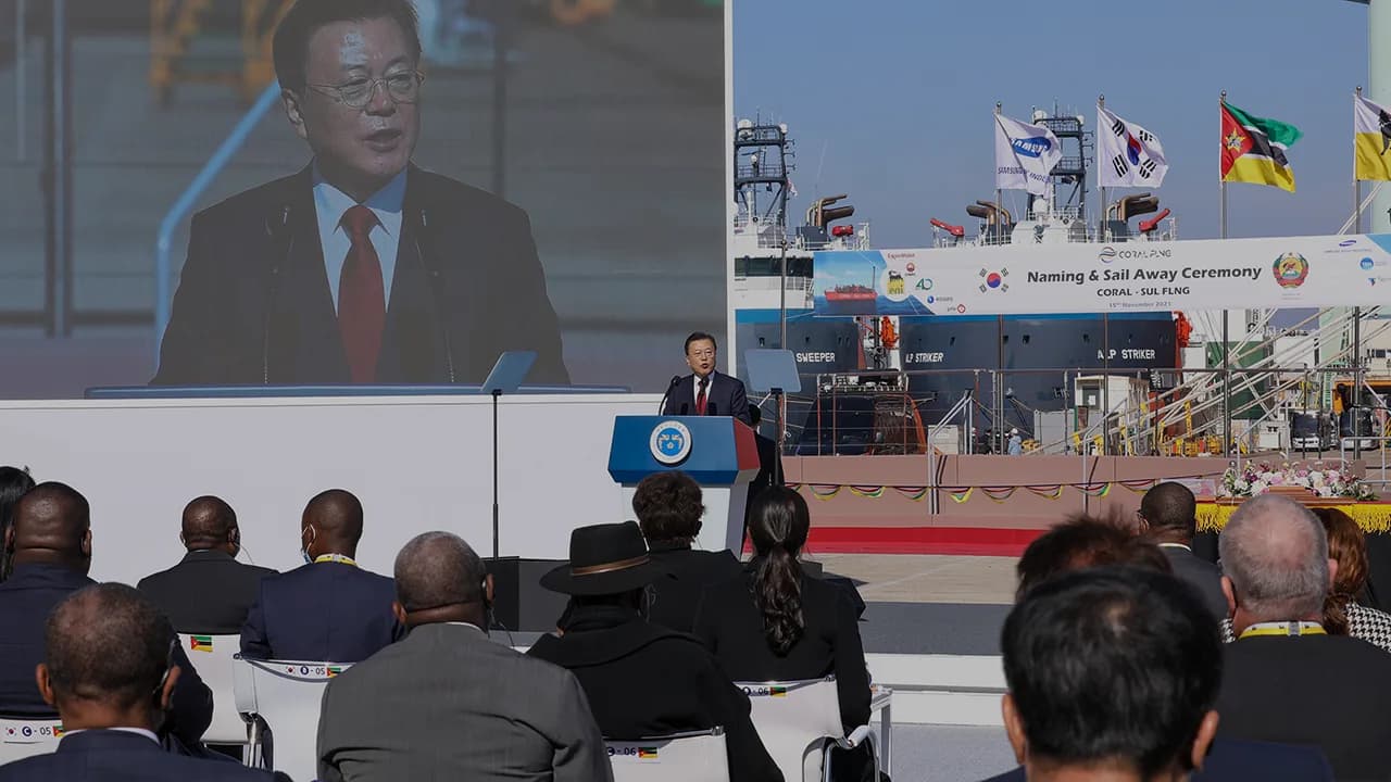 2021 삼성중공업 FLNG 출항 명명식 이미지 2