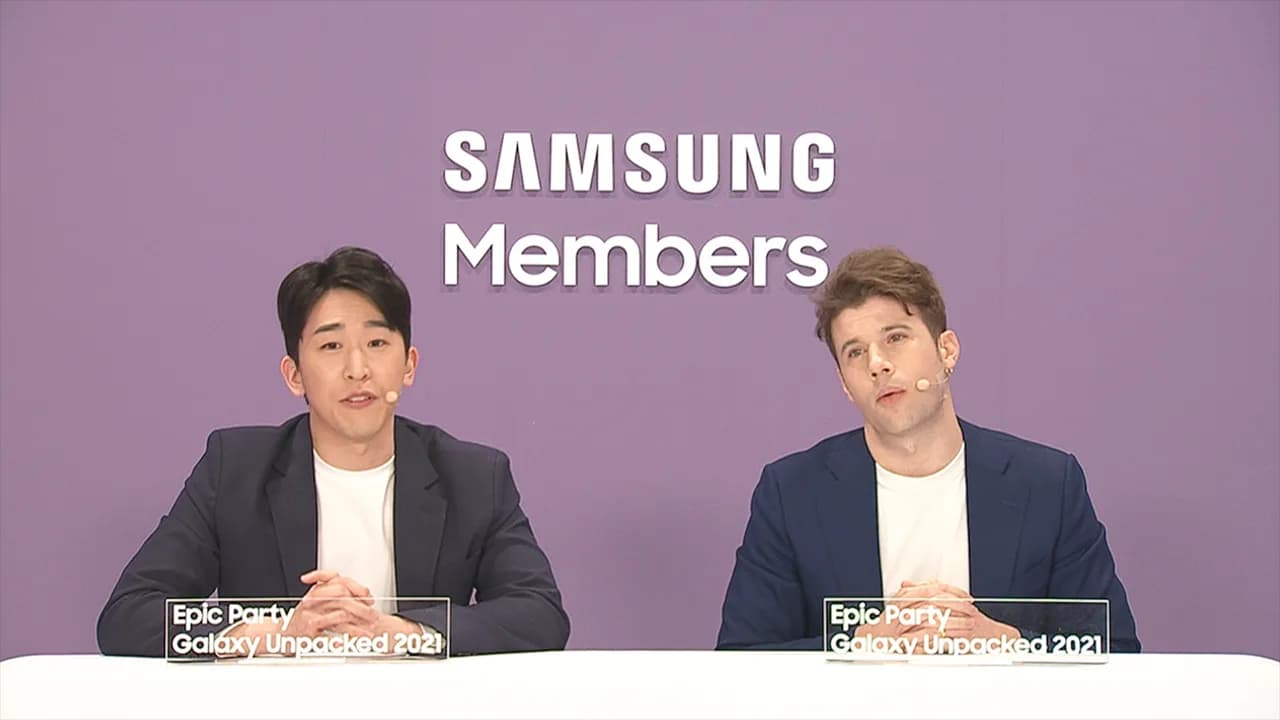 2021 언팩 삼성 맴버스 에픽파티 이미지 1